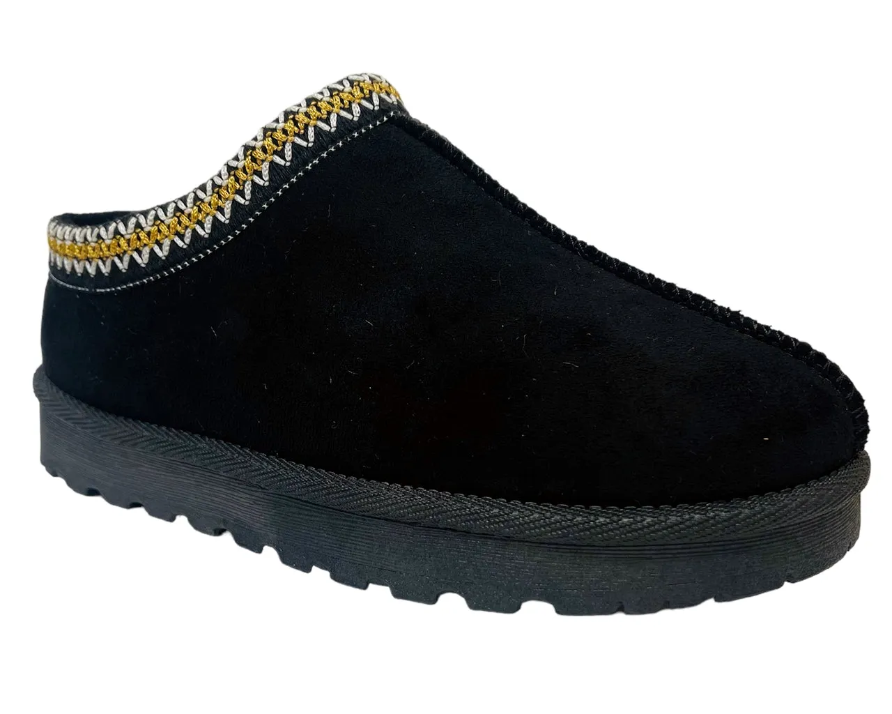Faux Suede Aztec Flat Sole Shoes
