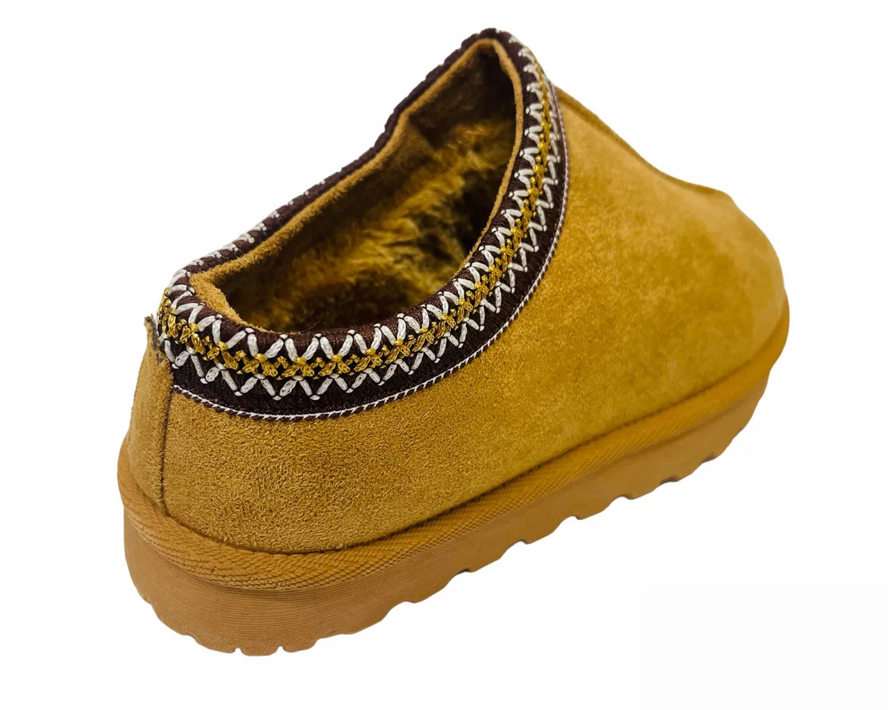 Faux Suede Aztec Flat Sole Shoes
