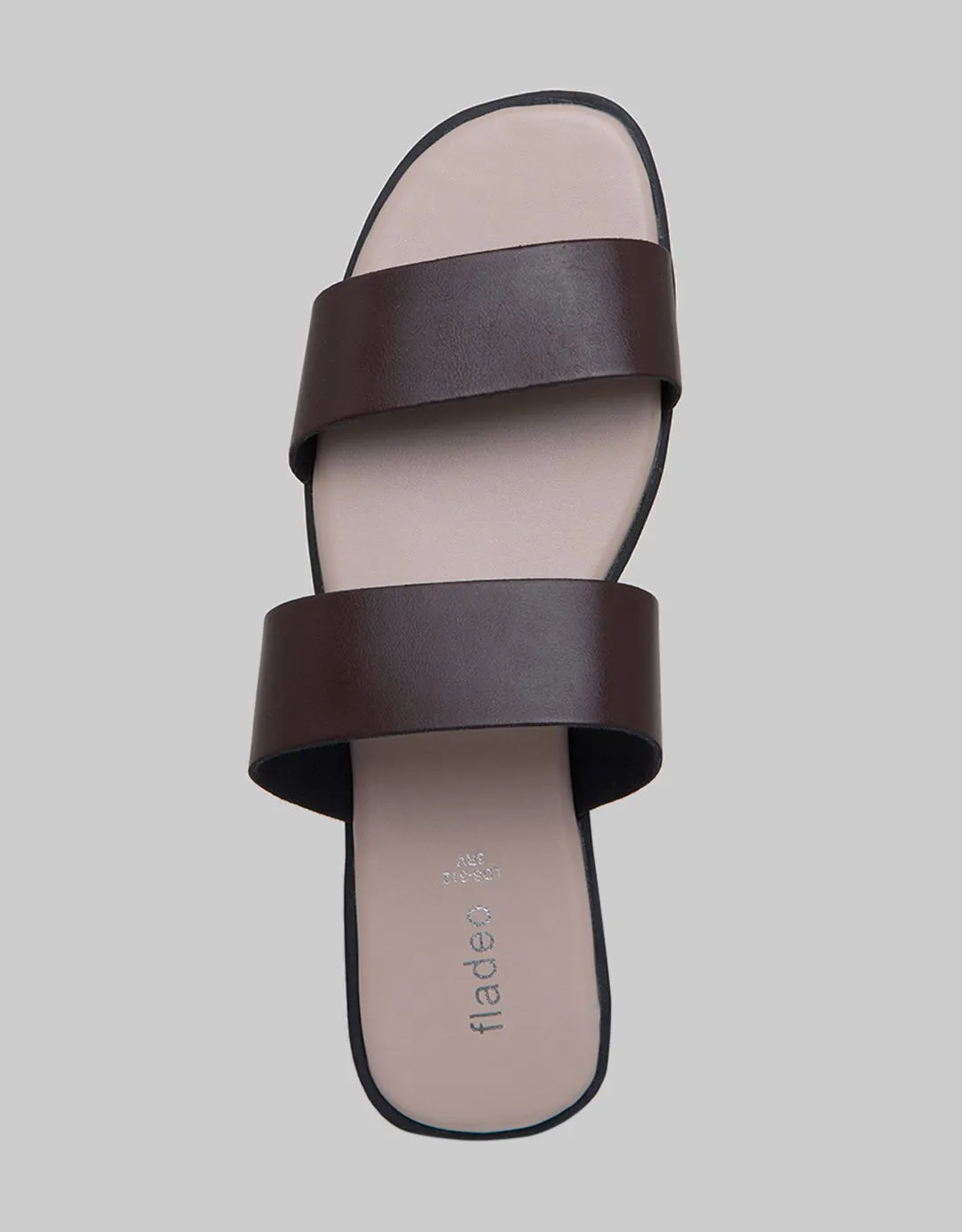 Fladeo Double Strap Teplek Slide Wanita