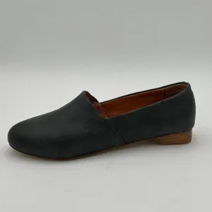 FOWT Black Closed Almond Toe Pumps Solid Color Loafer Flats Slip On Cozy Shoes