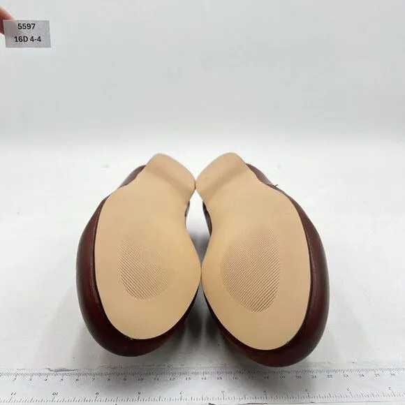 FOWT Brown Almond Toe Pumps Solid Color Loafer Flats Slip On Cozy Party Shoes