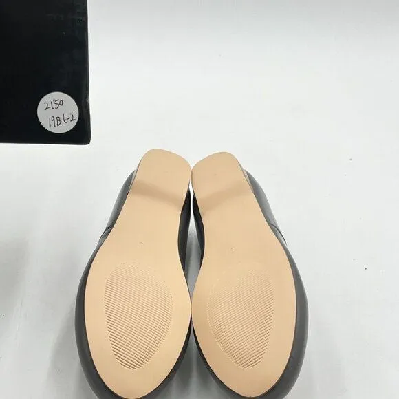 FOWT Grey Closed Almond Toe Pumps Loafer Flats Slip On Cozy Party Dress Shoes
