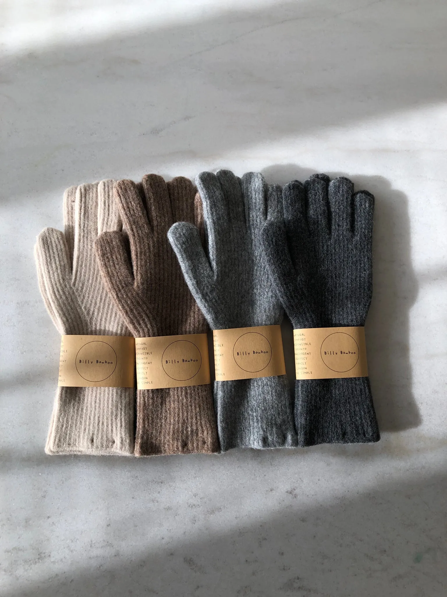 Fuzzy Wool Screen Touch Gloves- Mushroom