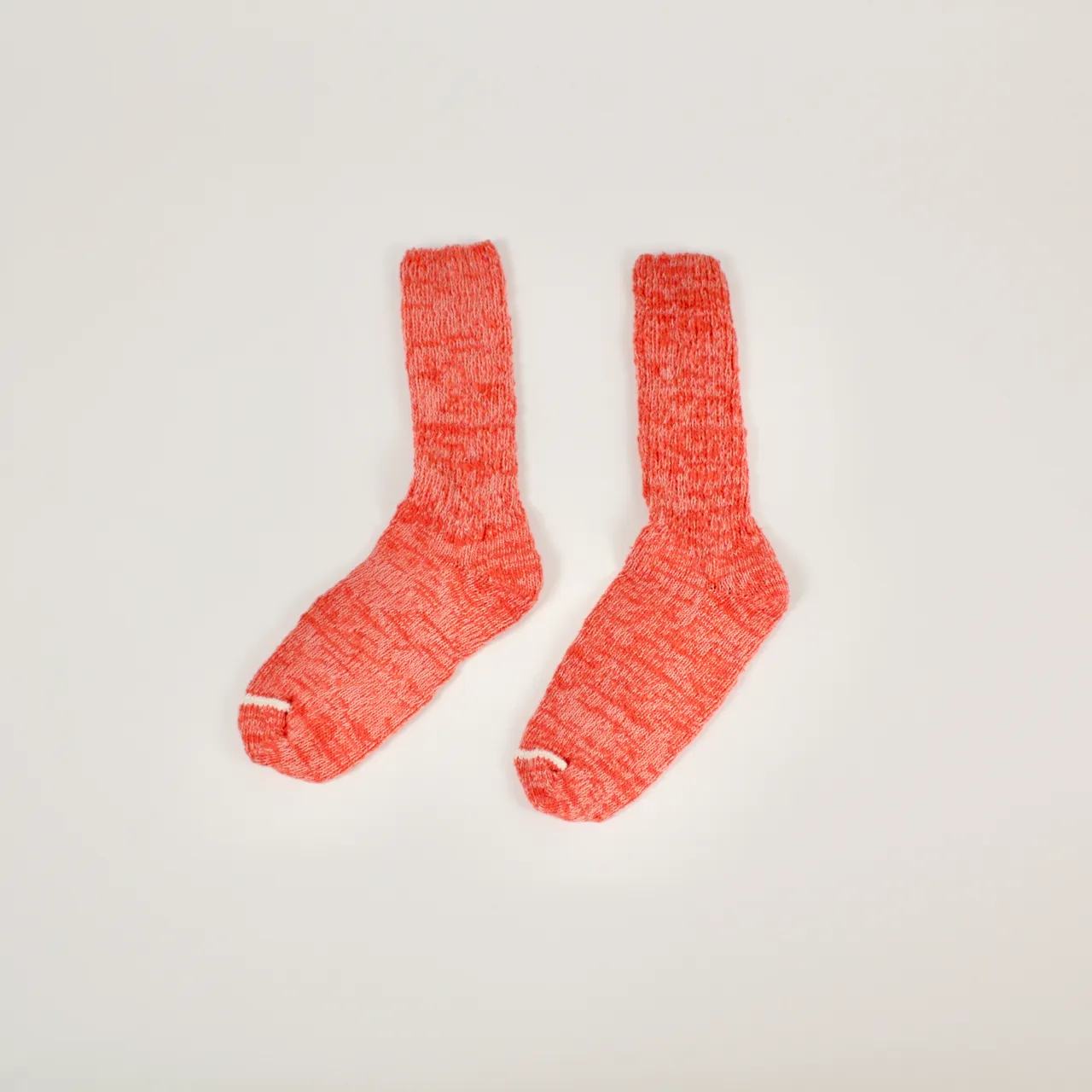 Garabou Organic Cotton Slipper Socks in Red
