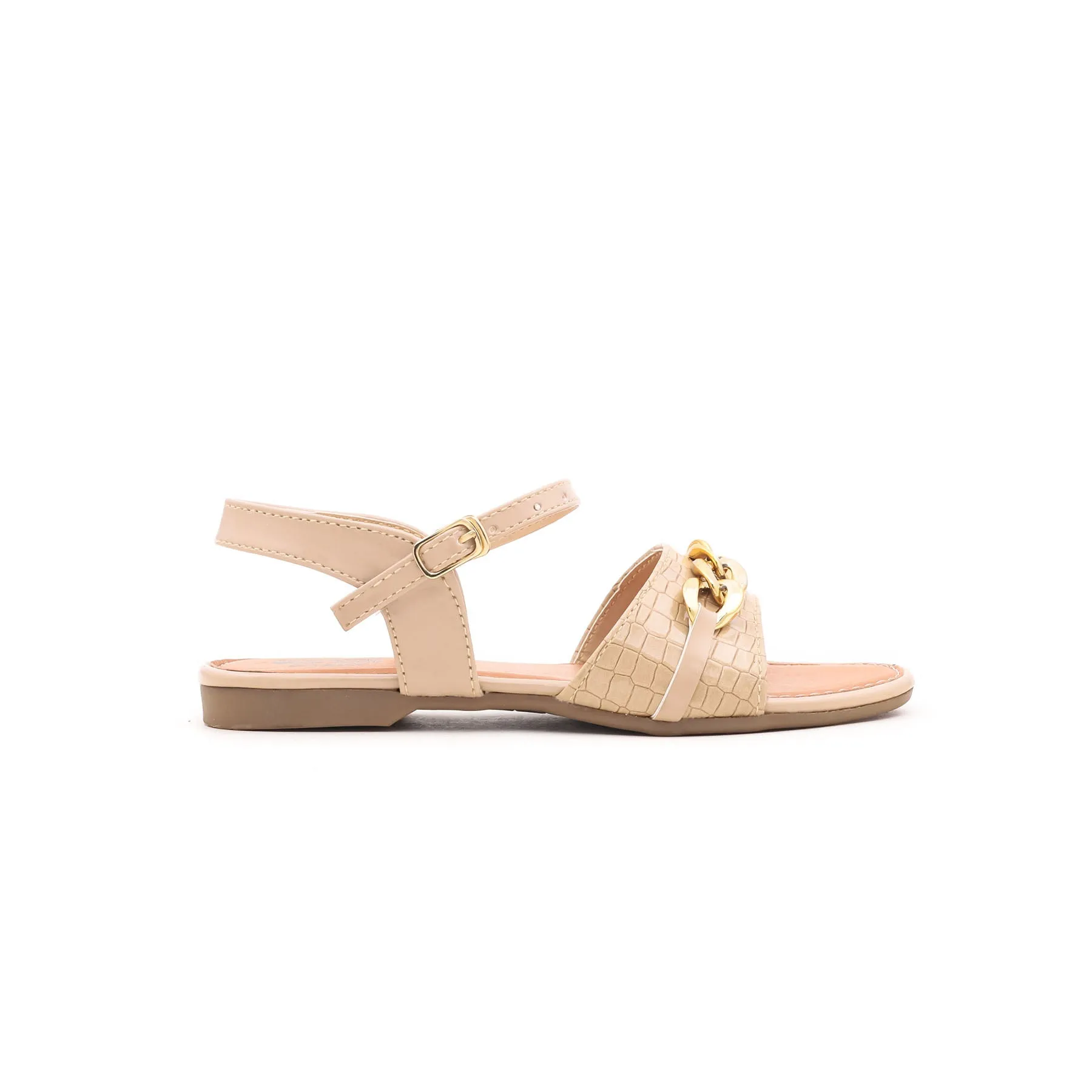 Girls Beige Formal Sandal KD7446
