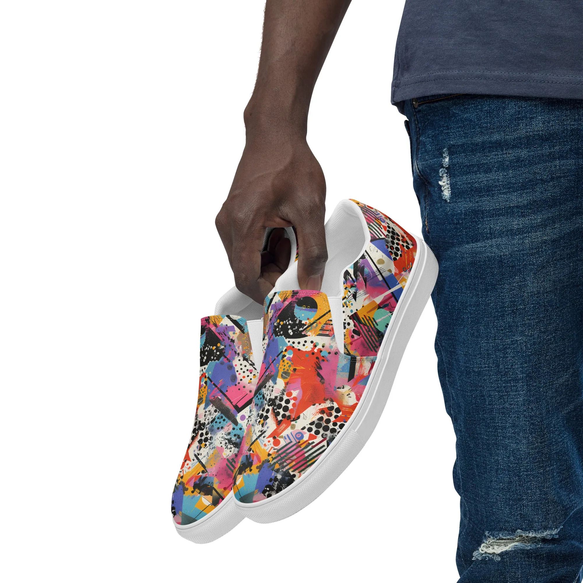 Graffiti Men’s slip-on shoes