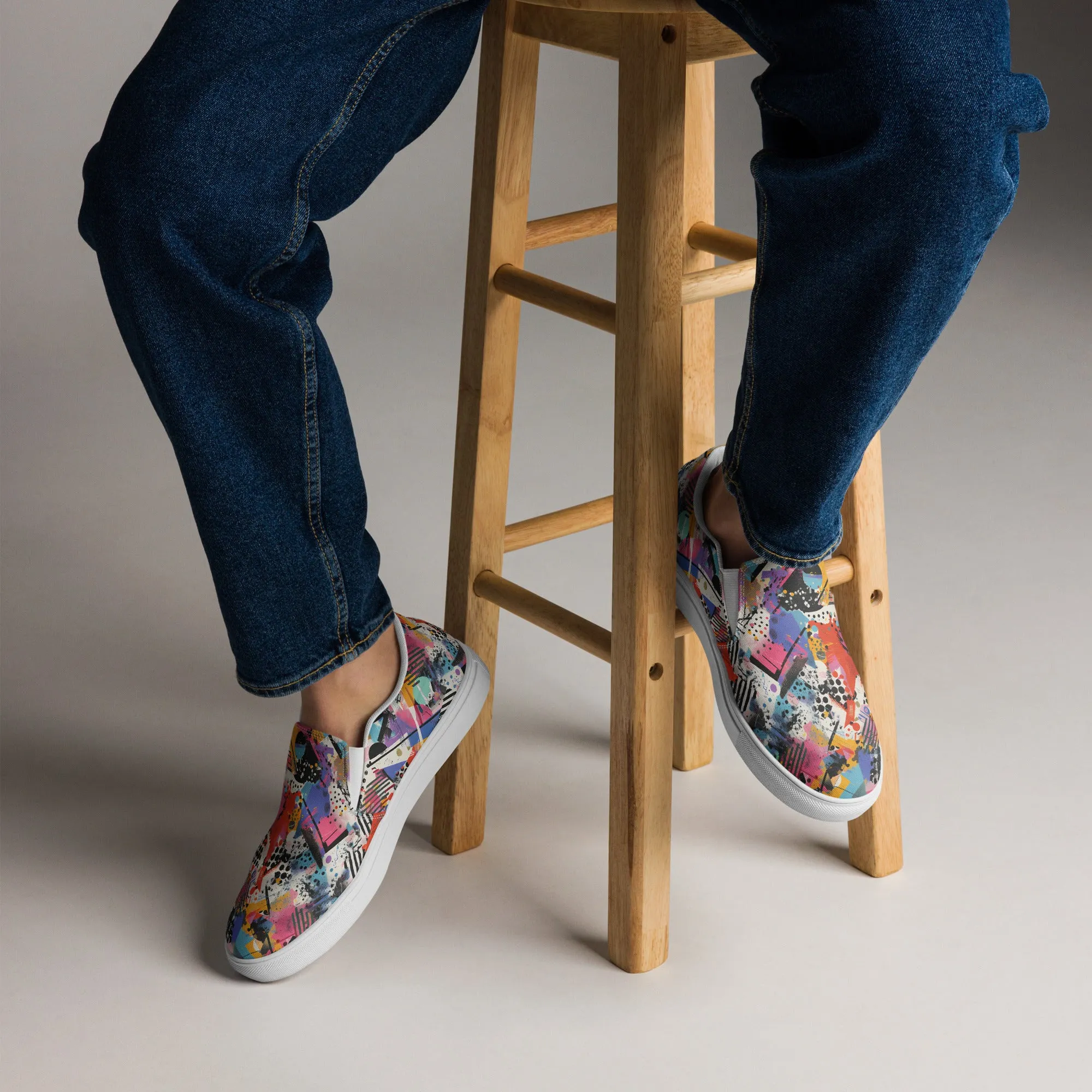 Graffiti Men’s slip-on shoes