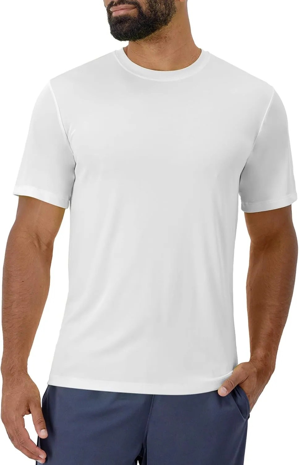 Hanes Men's T-shirt Pack, Cool Dri Moisture-wicking Performance T-shirt, Performance Tee, 40  Upf Protection, 2-pack