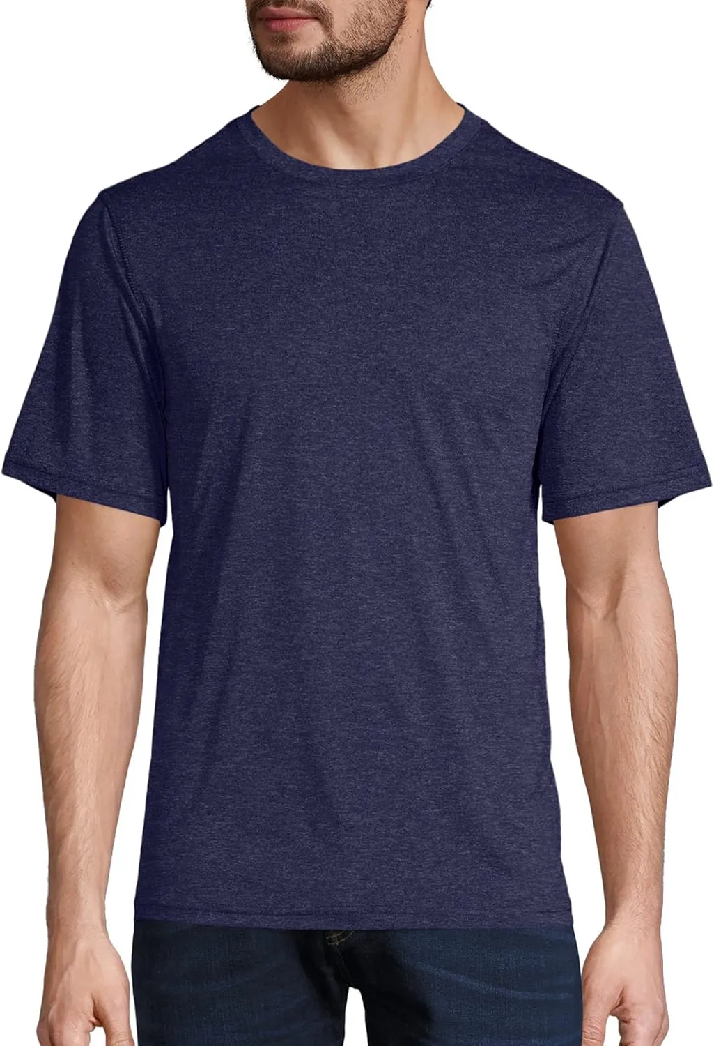 Hanes Sport Men's Heathered Training Tee
