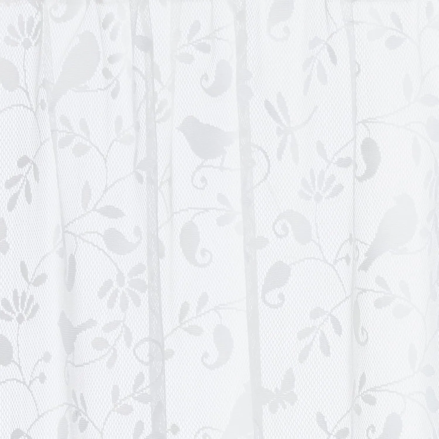 Heritage Lace Bristol Garden Swag Pair, 72 by 36-Inch, White