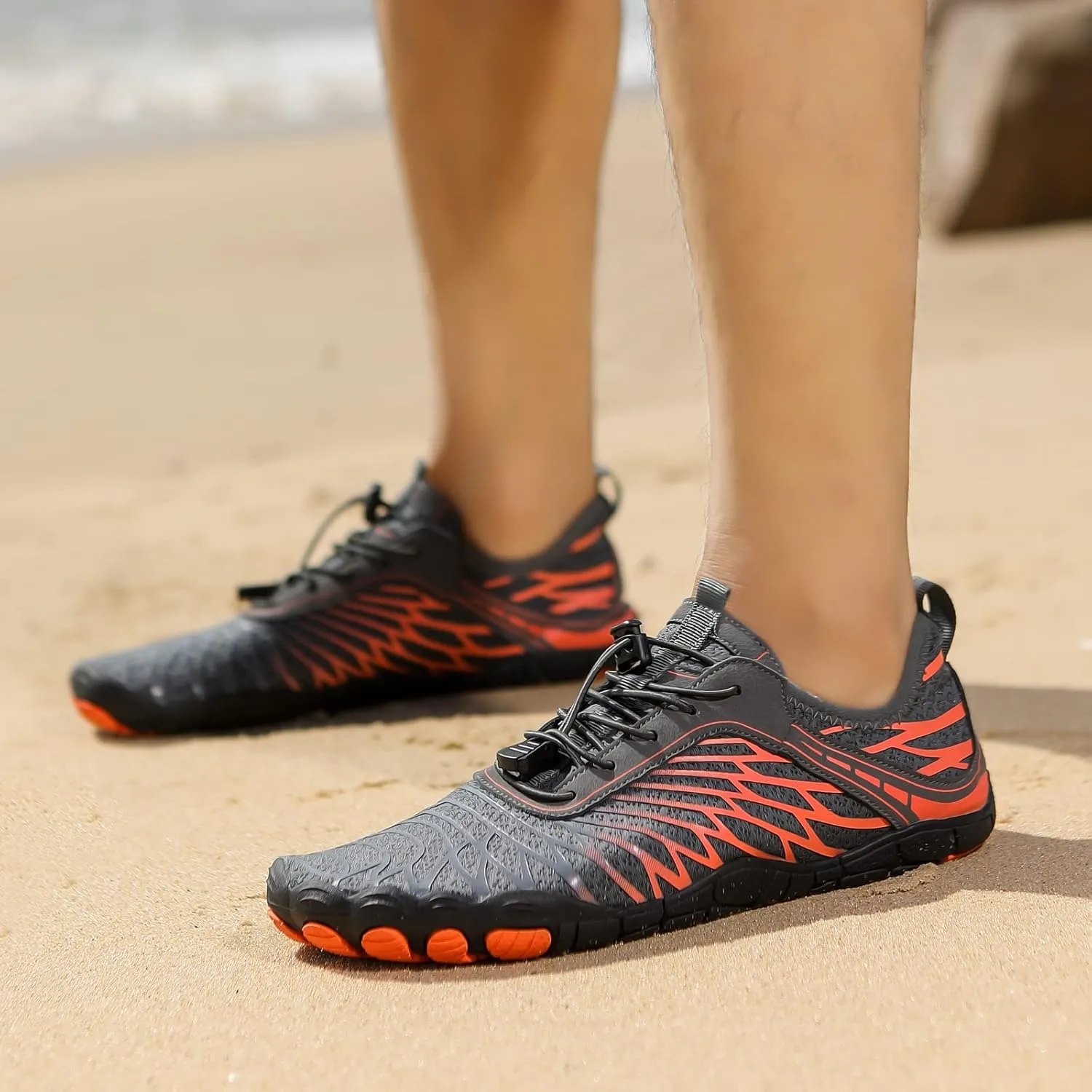 Hike Barefoot Shoes Women with Wide Toe Box Non-Slip Quick Dry Grounded Water Shoes for Women Men Beach Pool Hiking Walking Footwear