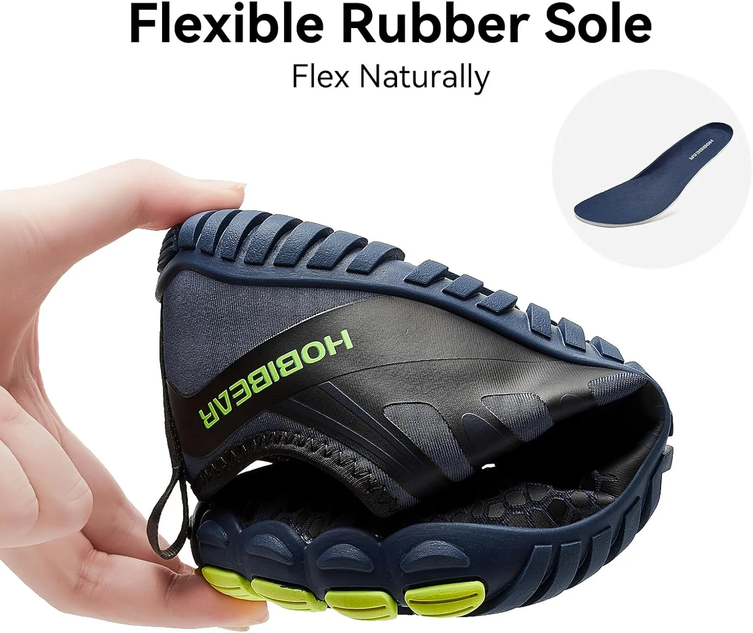 HOBIBEAR Barefoot Shoes Men Women Wide Toe Box Zero Drop Minimalist Cross Training Unisex