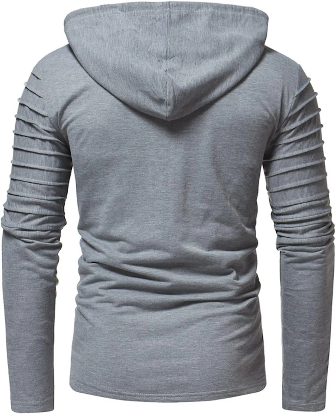 Hoodies for Men Casual Hooded Sweatshirts Training Long Sleeve Hoodies Zip Up Hoodies Solid Color Fall Pullover