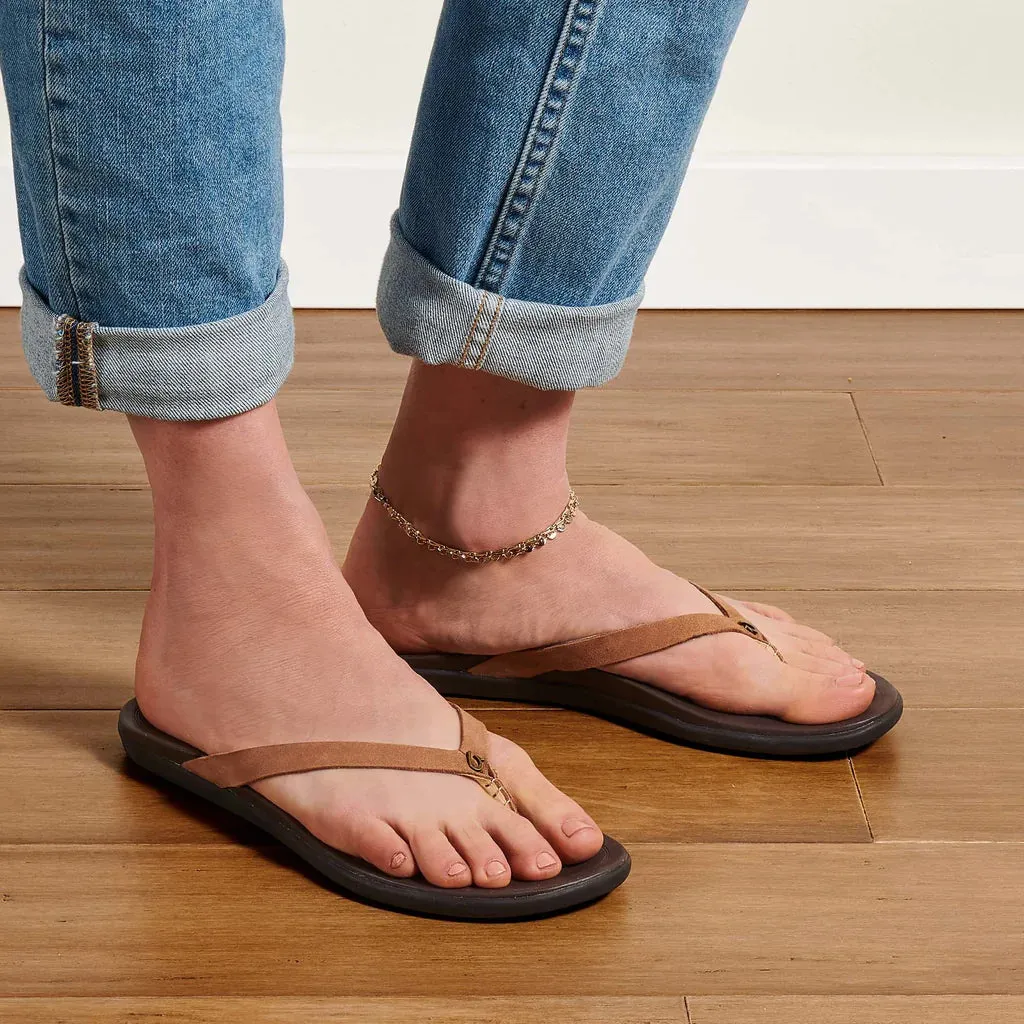 Ho‘ōpio Leather Sahara / Dark Java