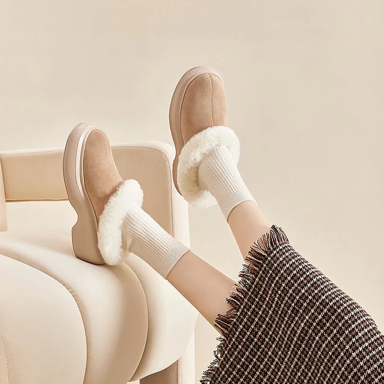 INS-STYLE FURRY LOAFER 5865