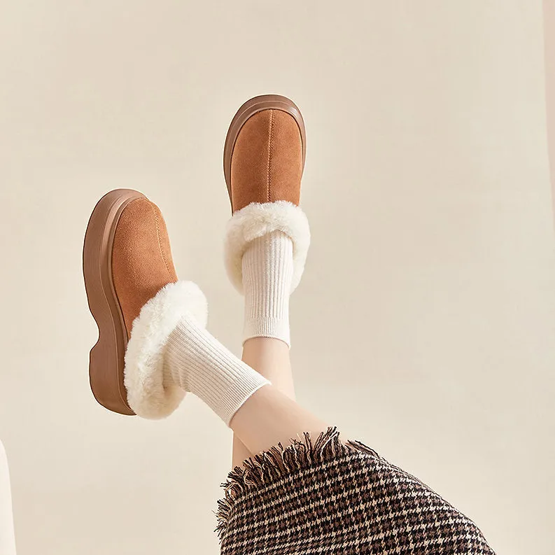 INS-STYLE FURRY LOAFER 5865