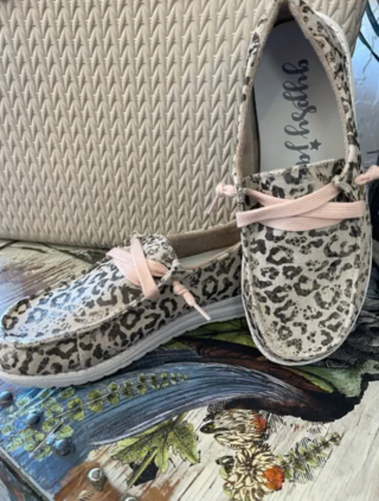Jazzy Leopard Slip On Sneaker