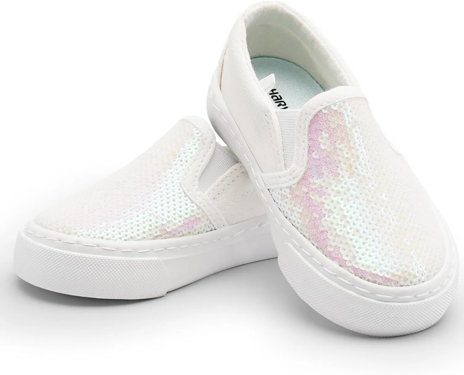 Kids Shoes Toddlers Canvas Sneakers Slip-on Comfortable Light Weight Causal Running Tennis Shoes for Boys Girls