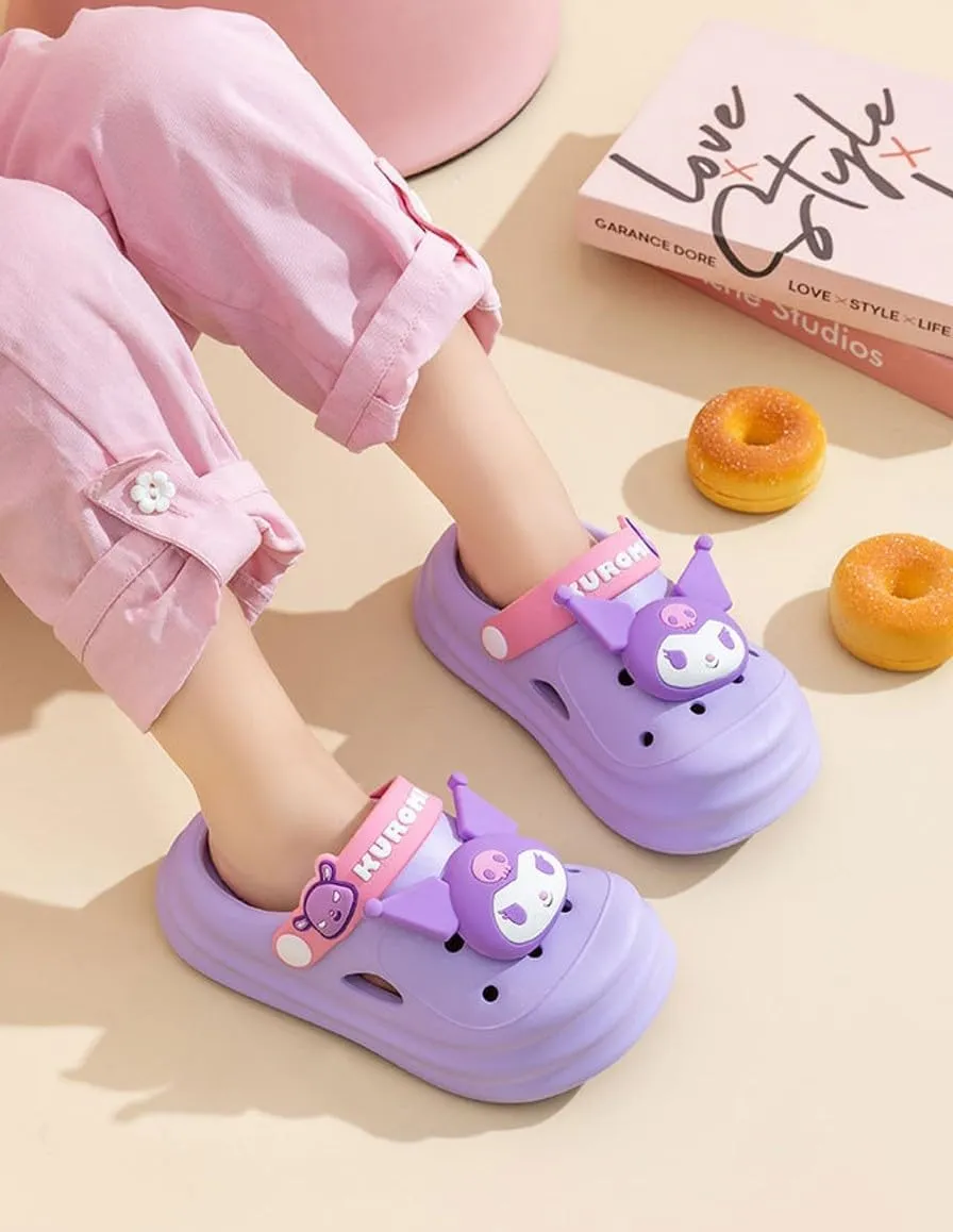 Kuromi Clogs Slip on Water Shoes Casual Summer for Toddlers Kids Children