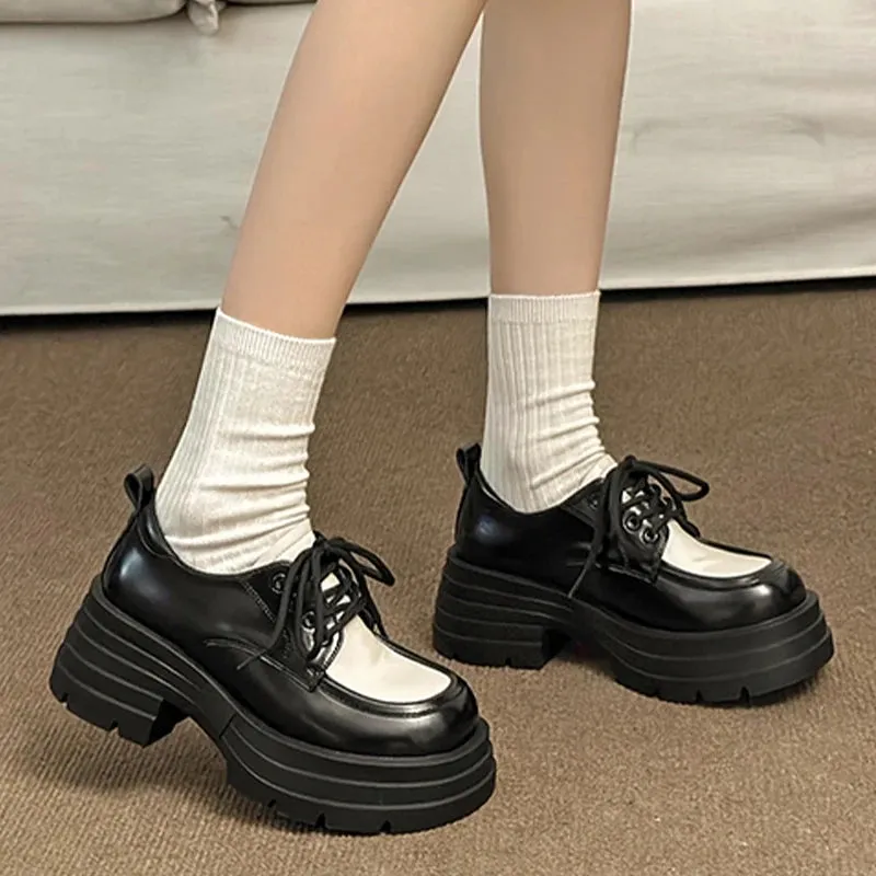 LBSFY  -  Platform Mary Jane Women Loafer Shoes Casual Cozy Mid Heels Walking Sport Shoes 2024 Fashion Dress Spring Zapatos Para Mujeres