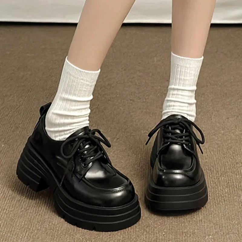 LBSFY  -  Platform Mary Jane Women Loafer Shoes Casual Cozy Mid Heels Walking Sport Shoes 2024 Fashion Dress Spring Zapatos Para Mujeres