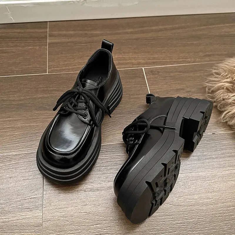 LBSFY  -  Platform Mary Jane Women Loafer Shoes Casual Cozy Mid Heels Walking Sport Shoes 2024 Fashion Dress Spring Zapatos Para Mujeres