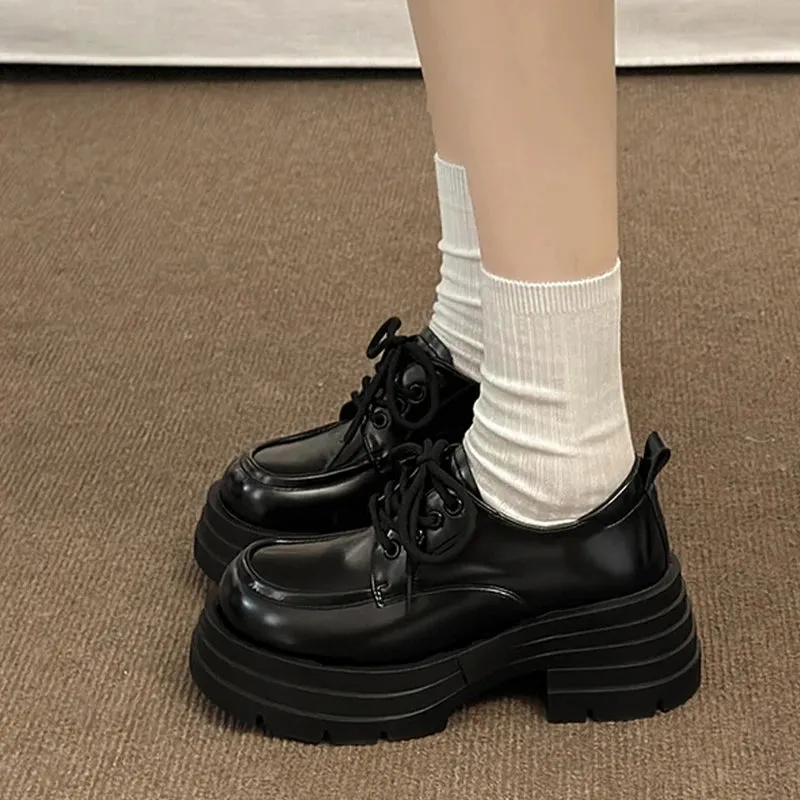 LBSFY  -  Platform Mary Jane Women Loafer Shoes Casual Cozy Mid Heels Walking Sport Shoes 2024 Fashion Dress Spring Zapatos Para Mujeres