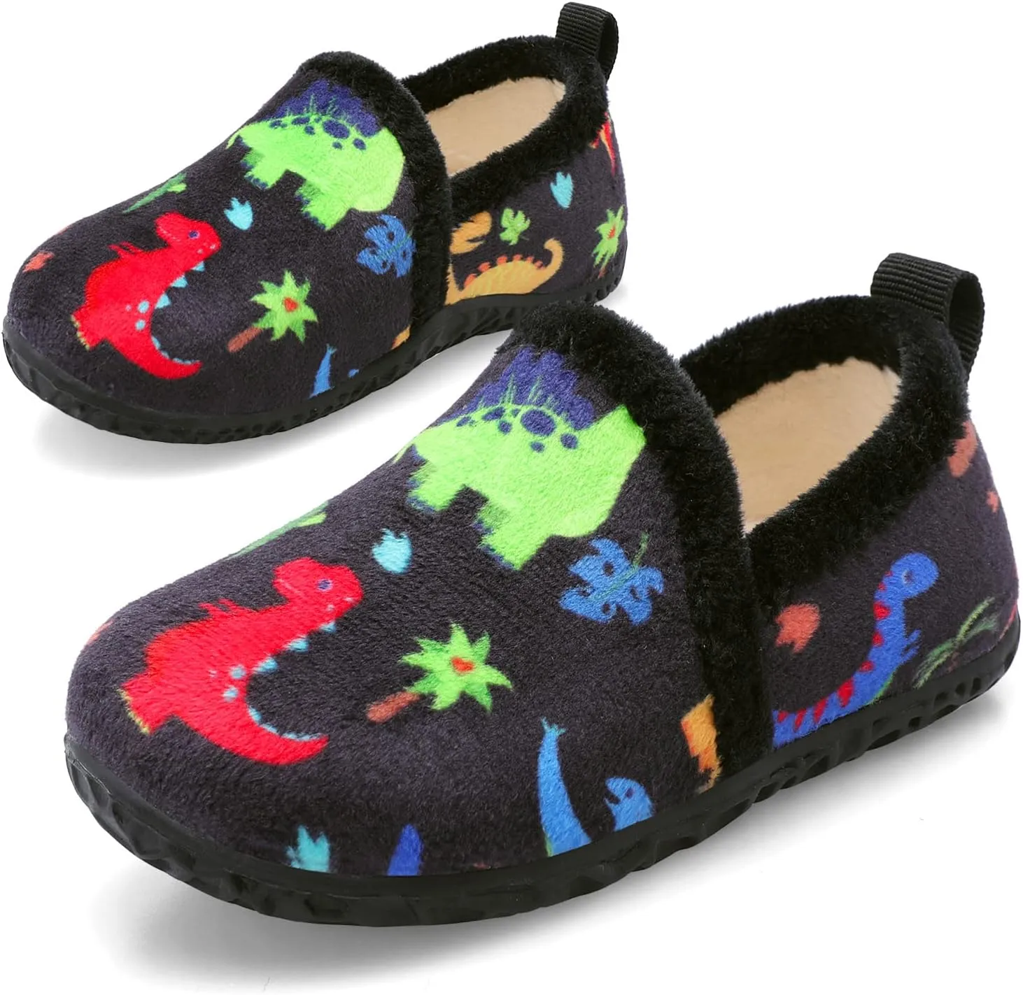 Lefflow Toddler Slippers Boys Girls House Shoes Slip on Baby Sock Shoes Lightweight Outdoor Walking Shoes