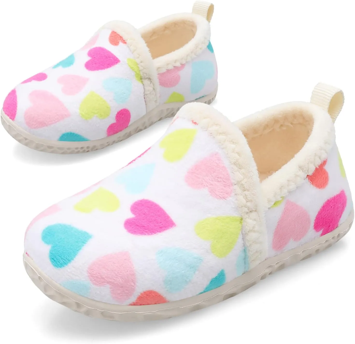 Lefflow Toddler Slippers Boys Girls House Shoes Slip on Baby Sock Shoes Lightweight Outdoor Walking Shoes