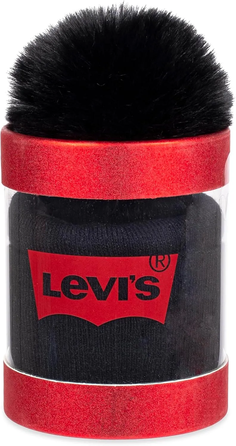Levi's Women's Cuffed Beanie with Pom