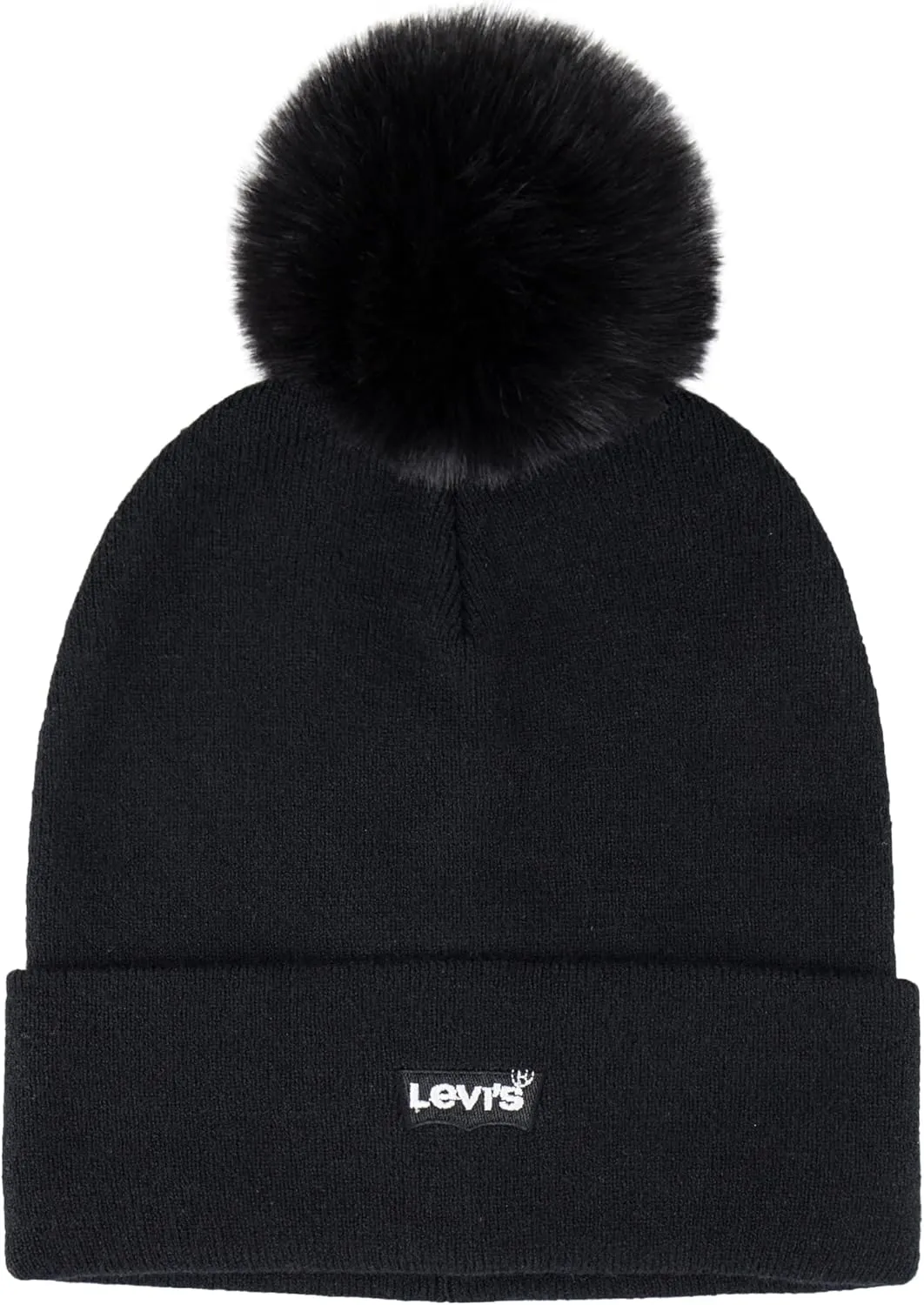 Levi's Women's Cuffed Beanie with Pom