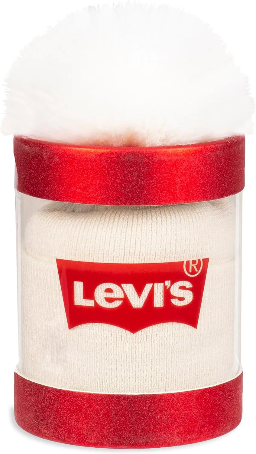 Levi's Women's Cuffed Beanie with Pom