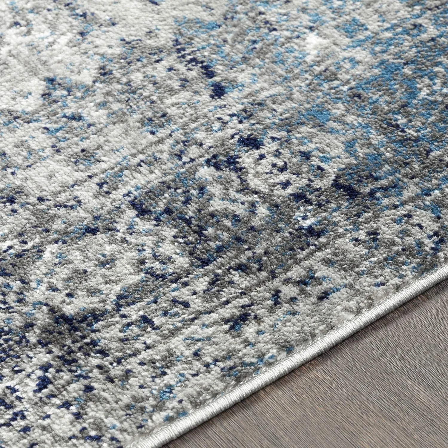 Livabliss Desta Vintage Oriental Runner Area Rug,2'7" x 7'3",Blue/Grey