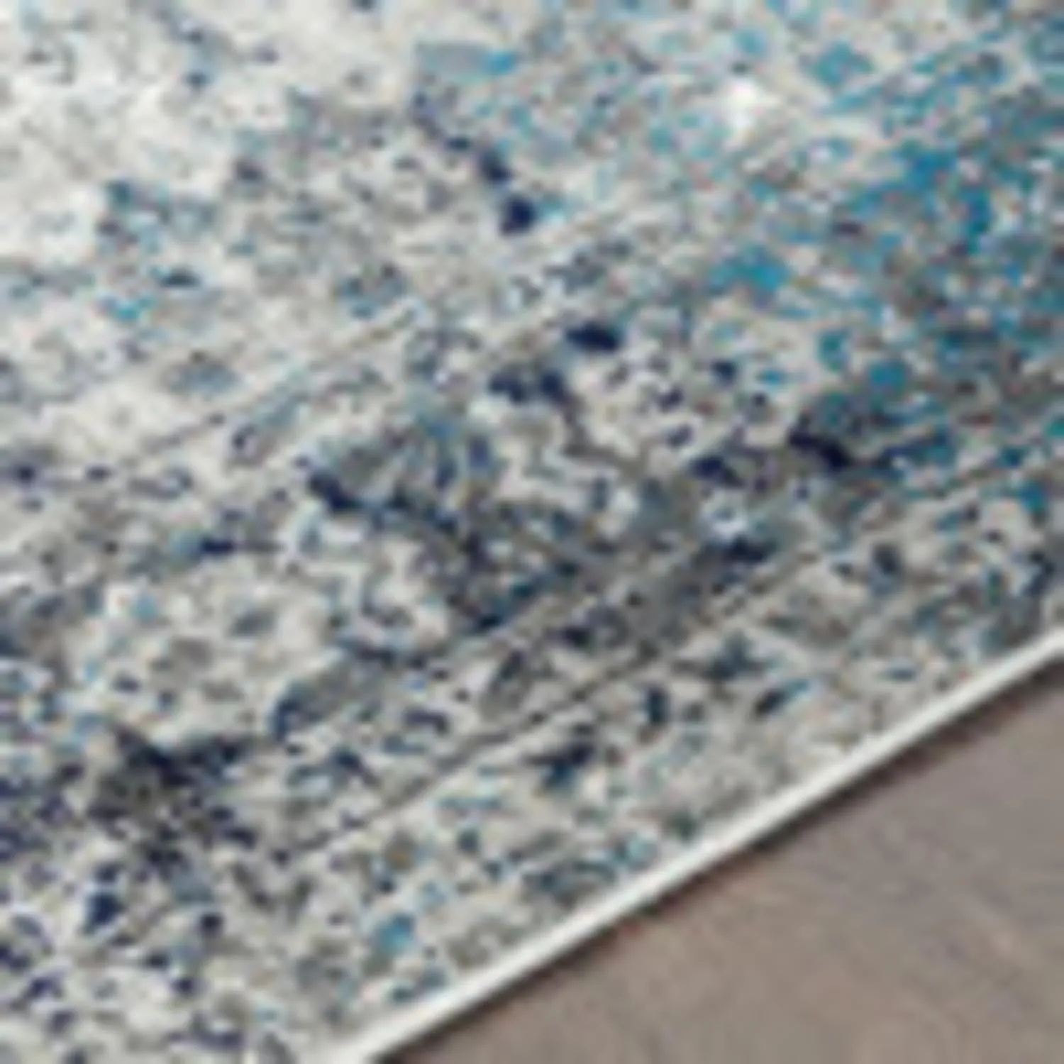 Livabliss Desta Vintage Oriental Runner Area Rug,2'7" x 7'3",Blue/Grey