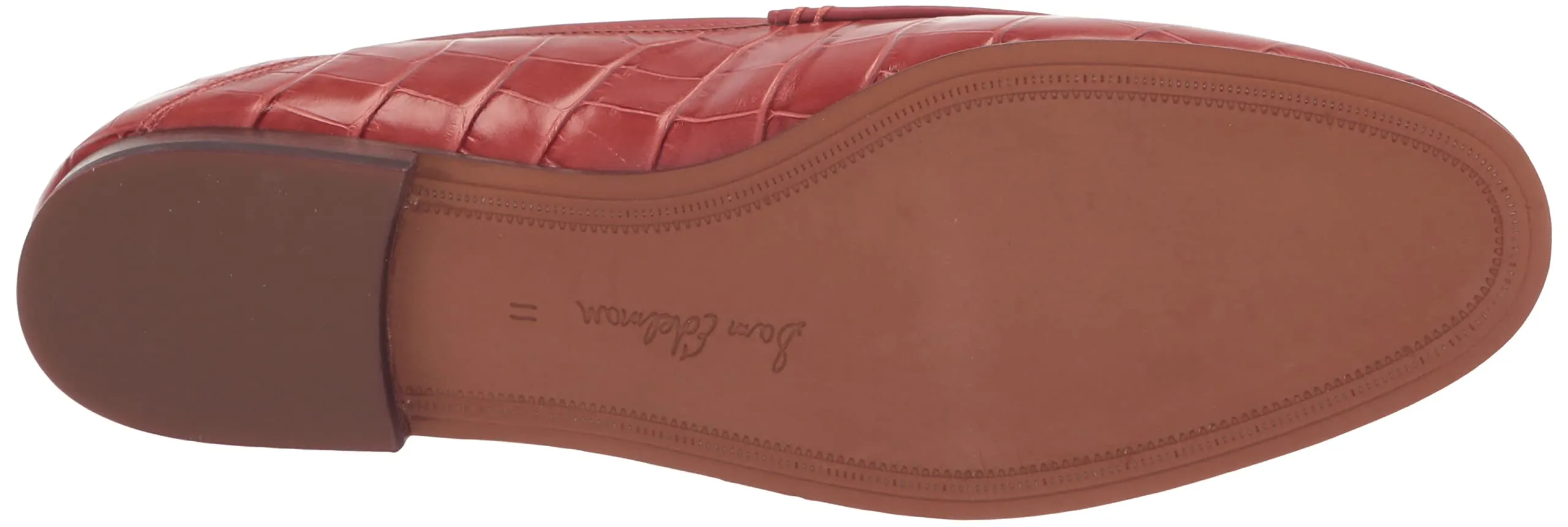 Loraine Stucco Toe Sam Slip Fashion Classy Rounded Wide Loafers On Rose Trendsetting Leather Edelman