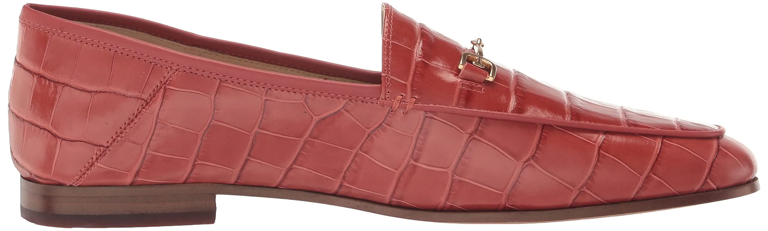 Loraine Stucco Toe Sam Slip Fashion Classy Rounded Wide Loafers On Rose Trendsetting Leather Edelman