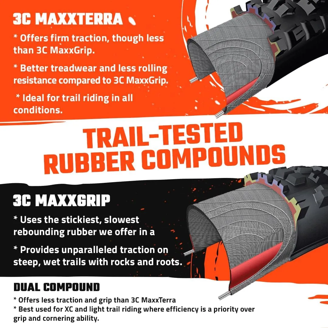 MAXXIS Ikon Mountain Bike Tire - Tan Sidewall - 26" 27.5" & 29" - Bundle with Cycle Crew Tire Lever