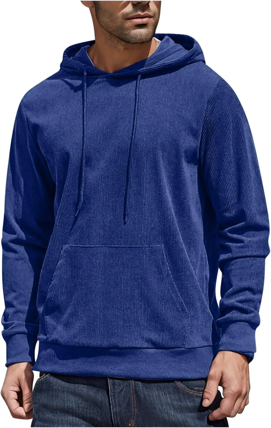 Mens Hoodies Casual Hooded Sweatshirts Training Long Sleeve Hoodie Warm Hoodies Solid Color Fall Pullover
