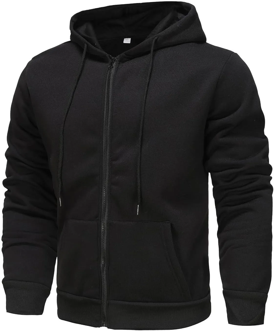 Mens Hoodies Sports Hooded Sweatshirts Gym Long Sleeve Hoodies Casual Zip Up Hoodies Fall Pullover Winter Shirts