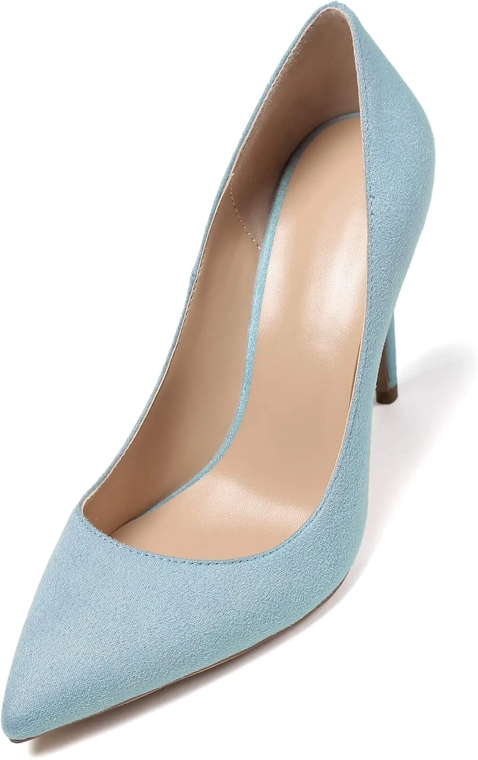 Mettesally Stiletto High Heel Sexy Pumps for Women,Pointed, Closed Toe Classic Slip On Dress Pumps