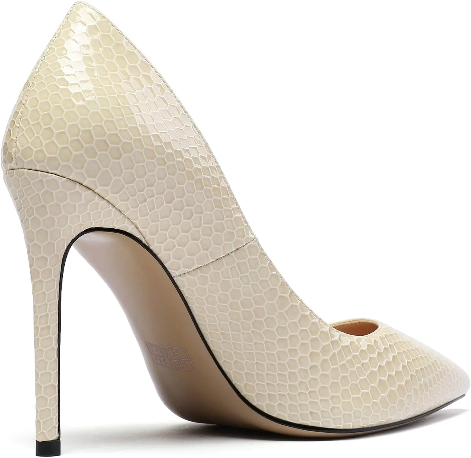 Mettesally Stiletto High Heel Sexy Pumps for Women,Pointed, Closed Toe Classic Slip On Dress Pumps