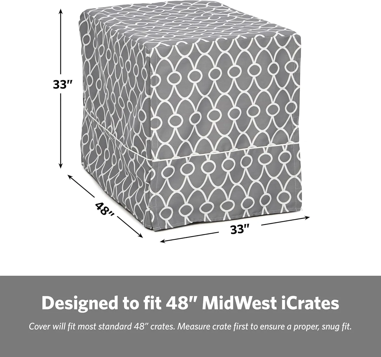 MidWest Homes for Pets Dog Crate Cover, Privacy Dog Crate Cover Fits Midwest Dog Crates, Machine Wash & Dry