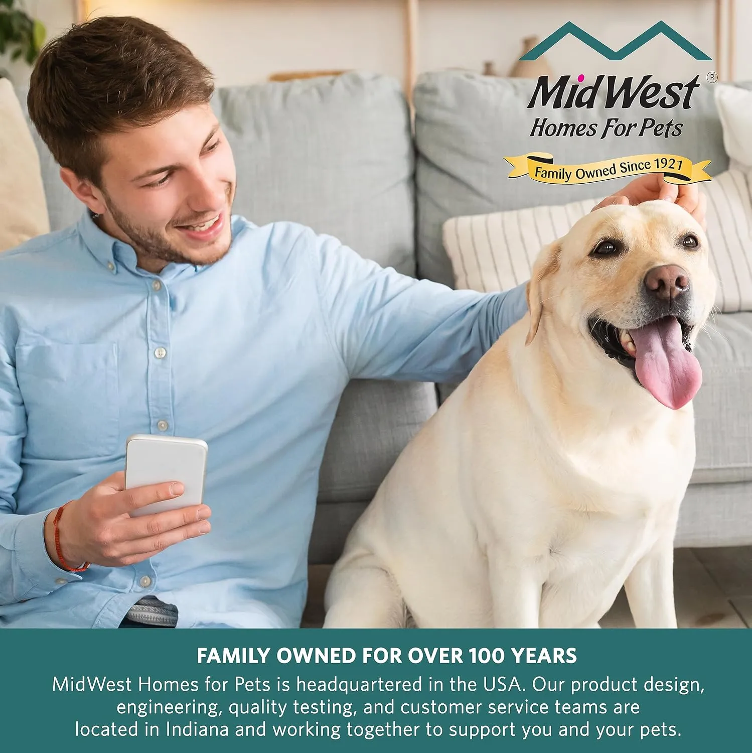 MidWest Homes for Pets Dog Crate Cover, Privacy Dog Crate Cover Fits Midwest Dog Crates, Machine Wash & Dry