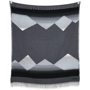 Mountain Coal Recycled Wool Throw Blanket