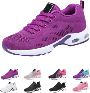 Musabela Orthopedic Air Cushion Mesh Breathable Sneaker Shoes for Women, Casual Breathable Knit Air Cushion Walking Shoes, The Most Comfortable Orthopedic Shoes for Your Feet