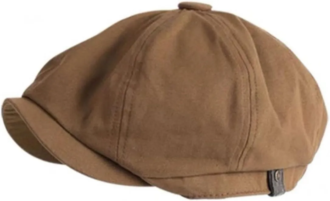 Newsboy Hats for Men Retro Newsboy Peaked Cap Driver Men Cotton Summer Male Spring Vintage Octagonal Khaki Flat Cap
