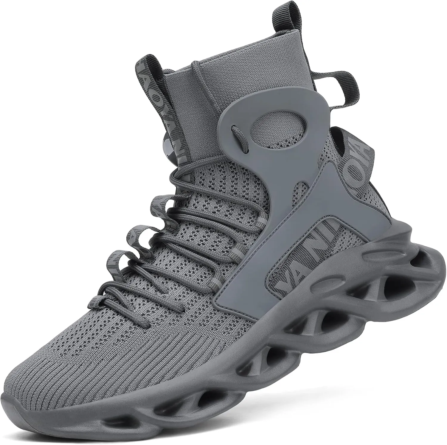 Nihaoya Mens Tennis Shoes Breathable Athletic Sneakers Lightweight Sport Shoes for Workout Walking