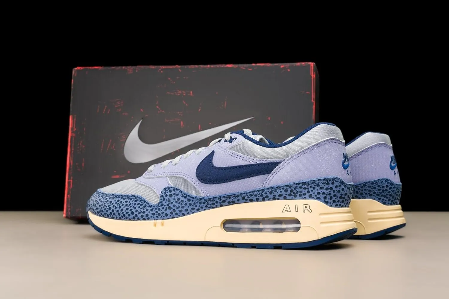 Nike Men's Air Max 1 '86 OG 'Big Bubble Lost Sketch' Shoes (DV7525-001, Light Smoke Grey/Diffused Blue/Indigo Haze)