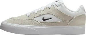 Nike SB Malor Big Kids' Skate Shoes (HF1205-101, White/Summit White/Gum Light Brown/Black)