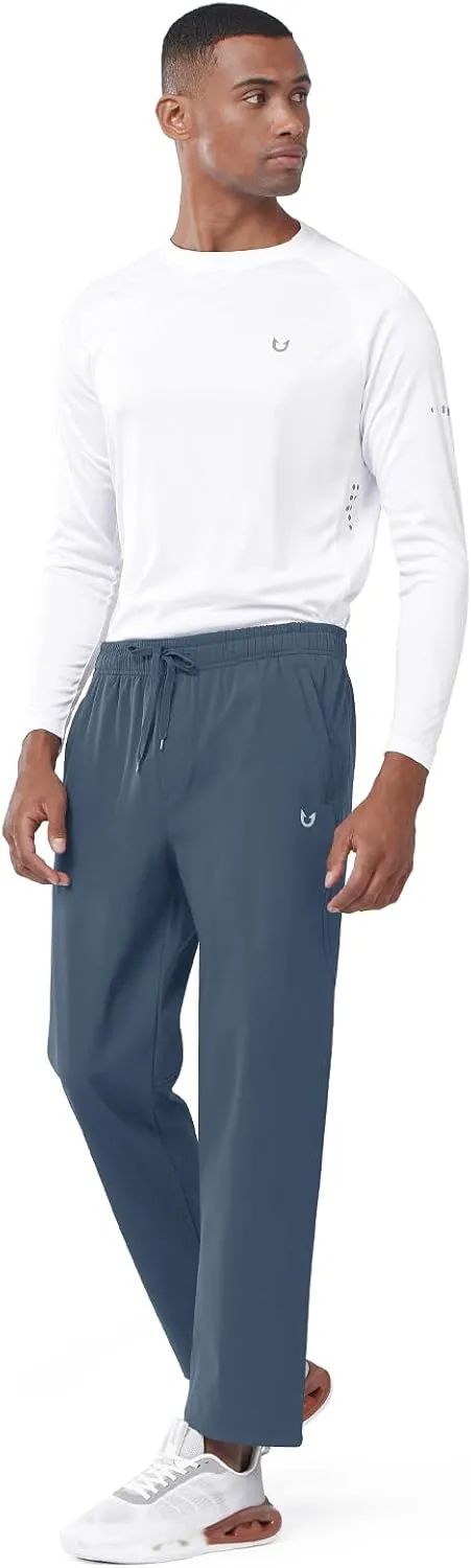 NORTHYARD Men's Fleece Lined Pants Athletic Workout Running Joggers Winter Warm Wind Sweatpants for Active Gym Track Jogging